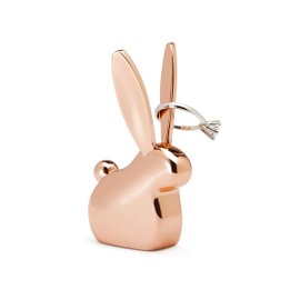 Bunny ring holder copper