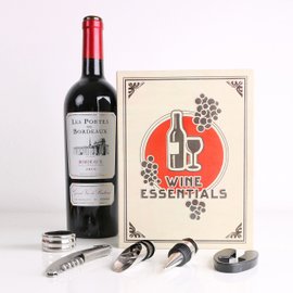 Kit da vino Wine Book - 5 pezzi