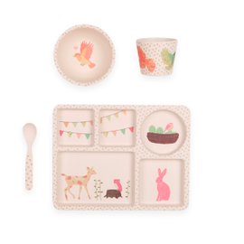 Set de platos infantil Tea Party - 4 piezas