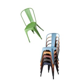 Krzesło AC z lakierowanej surowej stali