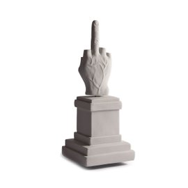 Sculpture doigt avec carillon L.O.V.E.