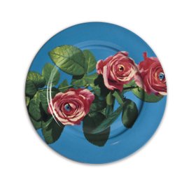 Rose dinner plate