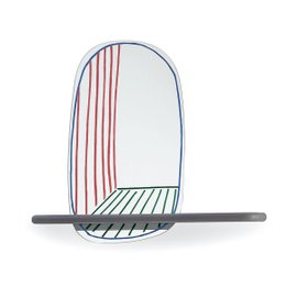 Mensola con specchio New Perspective Mirror