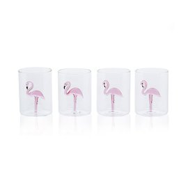 4 Bicchieri Flamingo