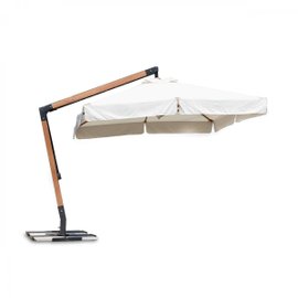 Patio umbrella with side pole 3x3