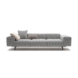 Largo 3-seater sofa in Houndstooth fabric