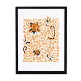 Print with frame - Tiger