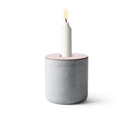 Chunk of Concrete L candle holder