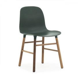 Form walnut chair