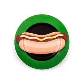 Hot-dog flat plate