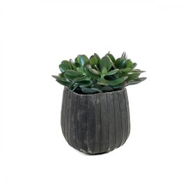 Squared rubber vase
