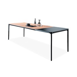 Slim extendable table 160x90