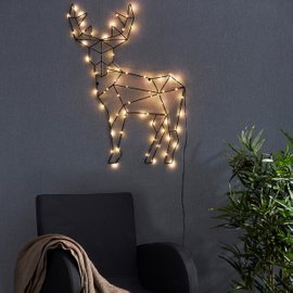 Reindeer Cupid wall decoration L 70 cm