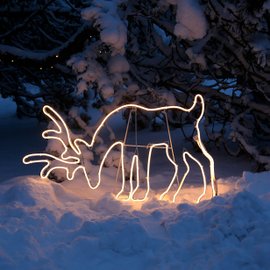 Reindeer decoration H 52 cm