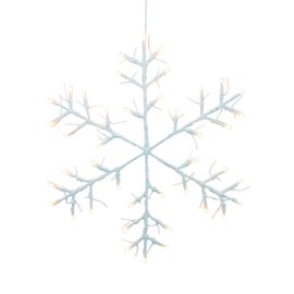 Tobby Star Snowflake wall decoration - white