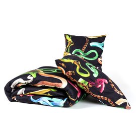 Serpenti double duvet cover with two pillowcases
