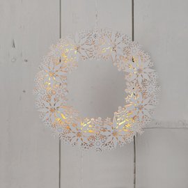 White Snowflake Wreathe with diam. 33cm
