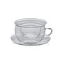 Borosilicate Cup with saucer and filter