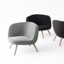 Via57 armchair in Steelcut fabric