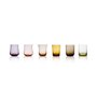 6 liqueur glasses Diseguale - assorted shapes