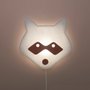 Raccoon wall lamp