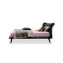 Calvin Queen size bed in fabric Must 160x200