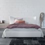 Calvin Queen size bed with storage in fabric D 180x200