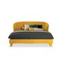 Carnaby Queen size bed with storage in leather Luxury 160x200