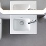 Lave-mains console Me by Starck L 43 cm avec base meuble-lavabo