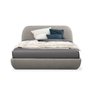 Ekeko King size bed with storage and fabric B 180x200
