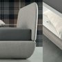 Ekeko Double bed with storage and fabric B 120x200