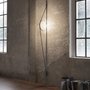 Lampada da parete Wirering Led con cavo grigio