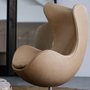 Egg Armchair in leather