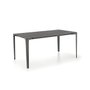 Mat extendable table - anthracite and grey oak - different sizes