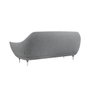 Favn 3-seater sofa in Hallingdal fabric with aluminium legs