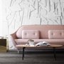Favn 3-seater sofa in Steelcut fabric with aluminium legs