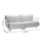 Pop 2-seater sofa in Indy cotton