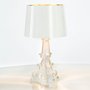 Lámpara de mesa Bourgie - blanca y dorada
