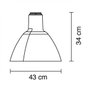 Bell M Pendant Lamp - see-through