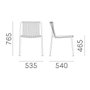 Set of 2 Tribeca outdoor chairs