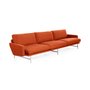 Lissoni 3-seater sofa in Capture fabric