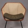 Colony armchair in canaletto walnut
