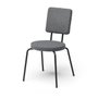 Option Chair with round seat and square backrest