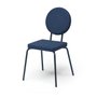 Option Chair with square seat and round backrest
