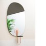 Cigales wall pot holder with mirror