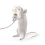 Lampe de table Mouse debout - blanc
