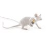 Lying Mouse table lamp - white