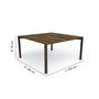 Casilda square table 150x150
