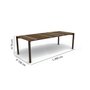 Casilda rectangular table 260x100