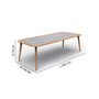 Moon outdoor table L 260 cm